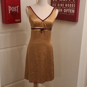 Julie Brown Silk Sleeveless Dress